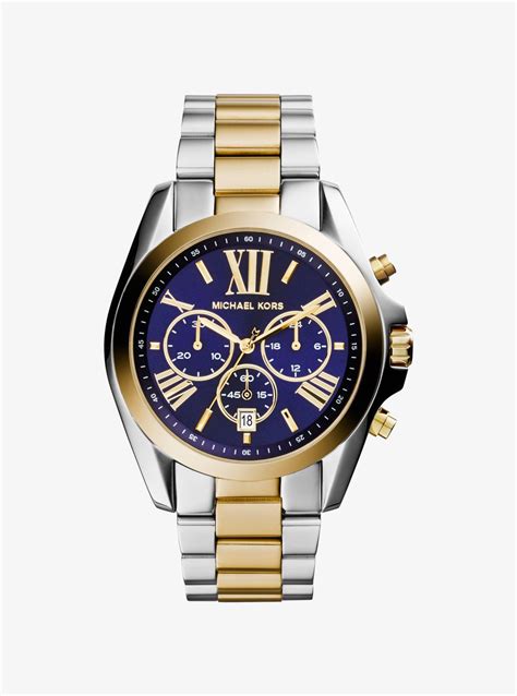 michael kors tri tone watch|Michael Kors bradshaw 2.